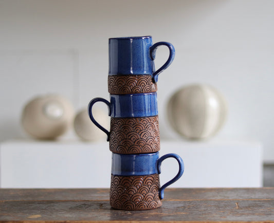Mug - Dark Scale - Blue