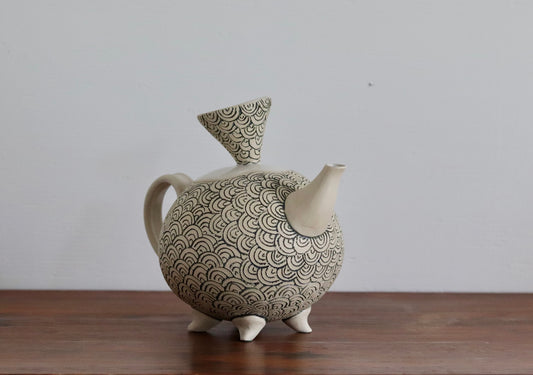 Teapot - White Scale