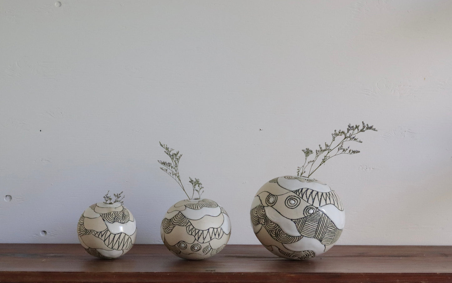 Orb - White - Abstract - Medium