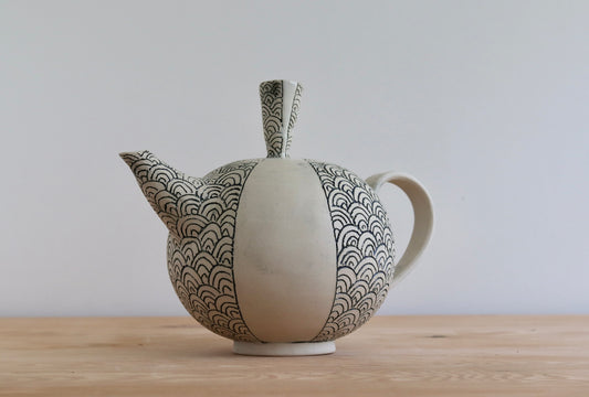 Teapot - White Scale