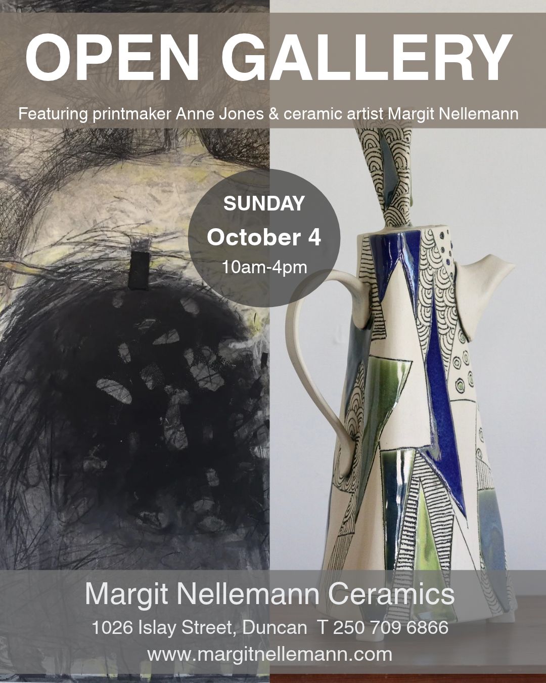 OPEN GALLERY - October 4, 10am-4pm