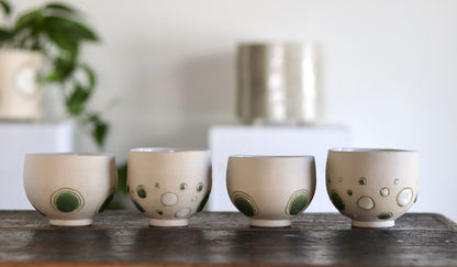 Bowl - Green Circles -Small