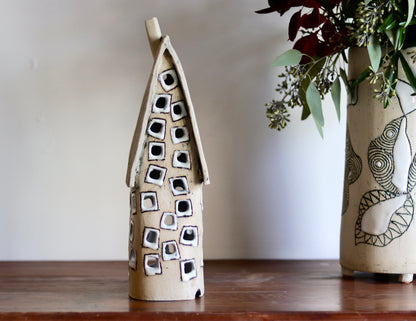 Lantern House - Tall with white windows