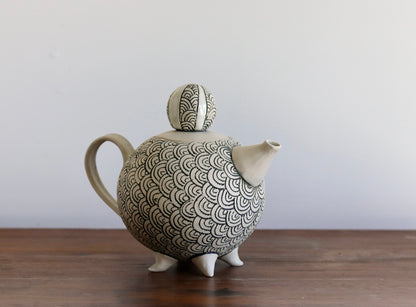 Teapot - White Scale