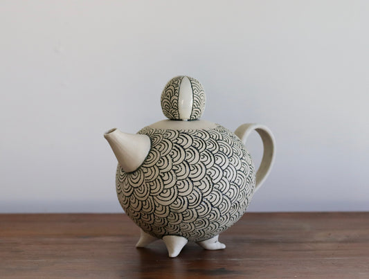 Teapot - White Scale