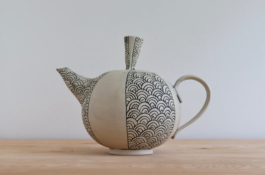 Teapot - White Scale