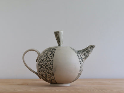 Teapot - White Scale