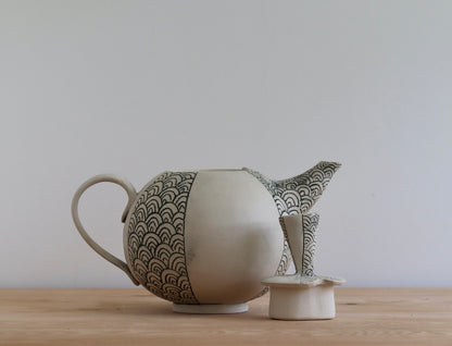 Teapot - White Scale