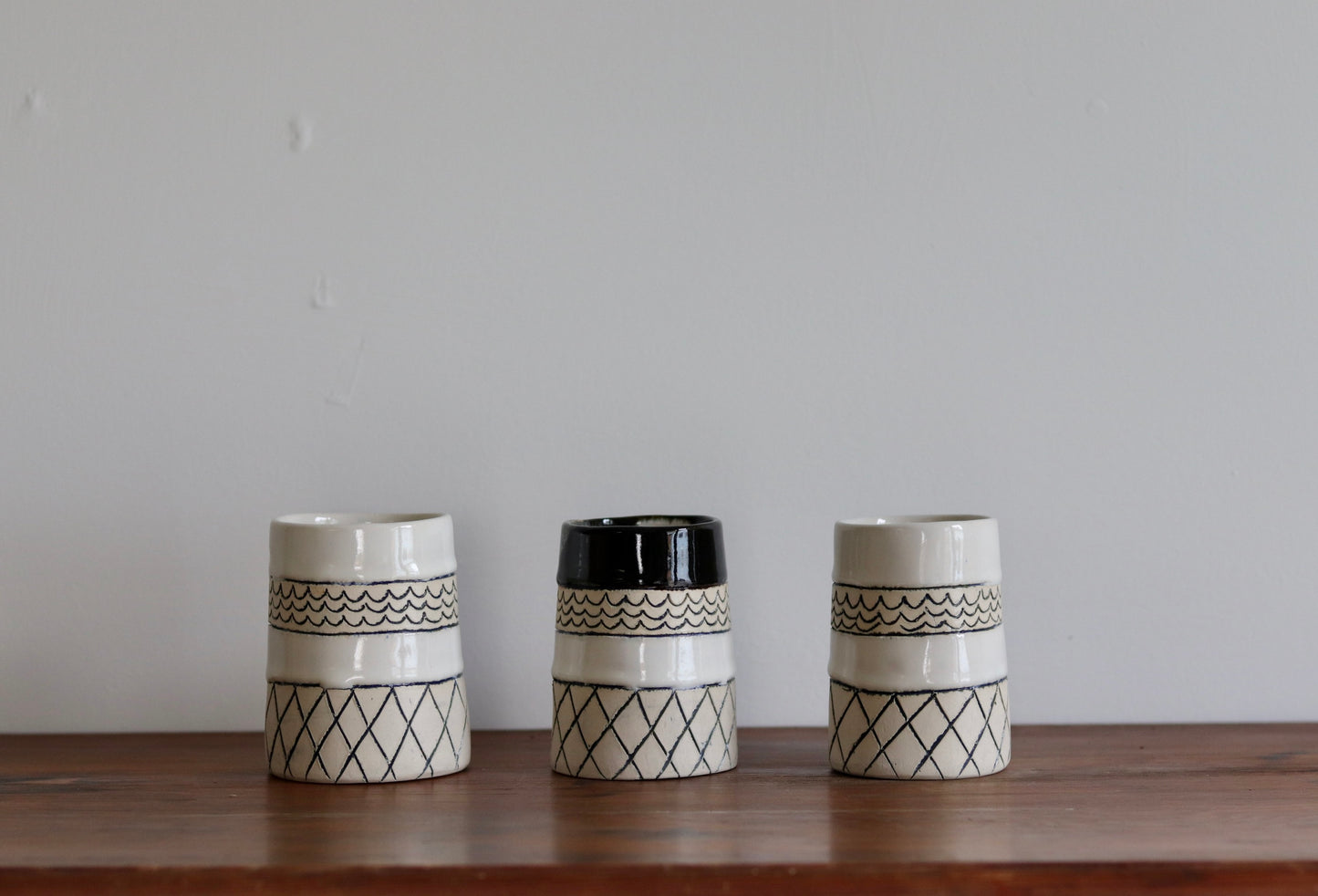 Tumbler - Keffiyeh - White w White Rim