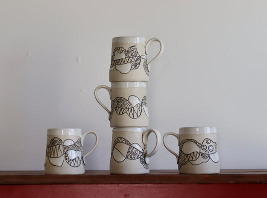 Mug - Abstract - White