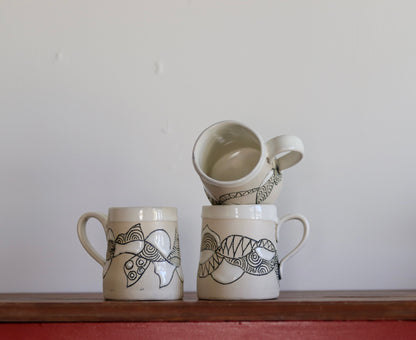 Mug - Abstract - White