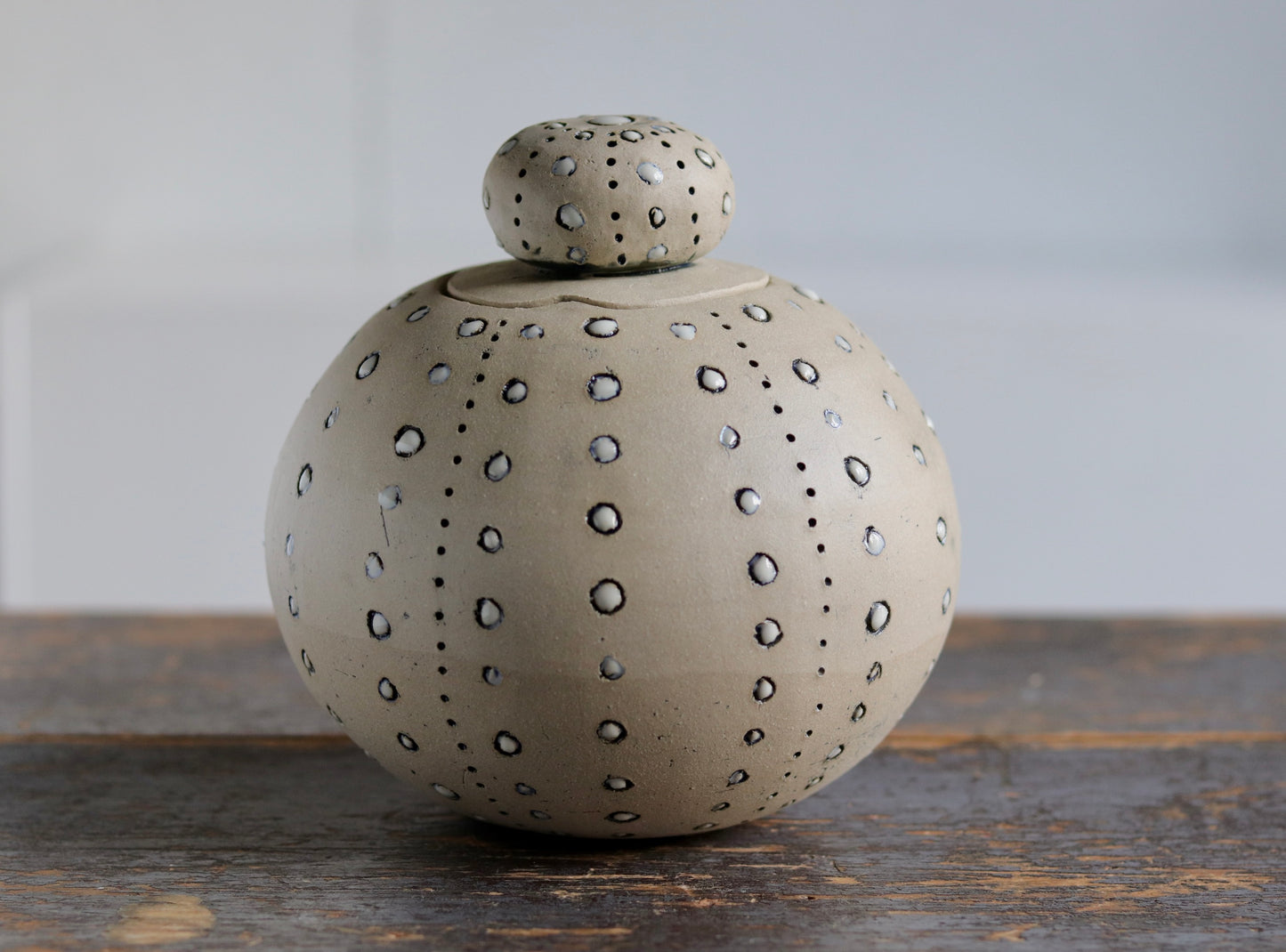 Urn - White Sea Urchin